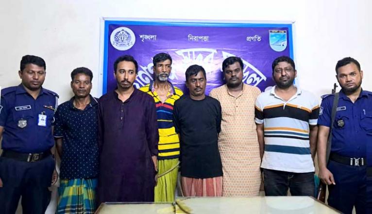নারায়ণগঞ্জে নিষিদ্ধ ঘোষিত সংগঠনের ৬ সদস্য গ্রেফতার
