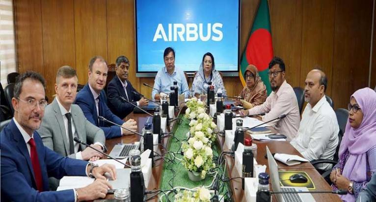বিমান মন্ত্রী ও প্রতিমন্ত্রীর সঙ্গে আমিরাতের রাষ্ট্রদূতের সৌজন্য সাক্ষাৎ