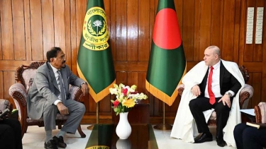 স্পীকারের সাথে ঢাকায় নিযুক্ত আলজেরিয়ার রাষ্ট্রদূত এর সৌজন্য সাক্ষাৎ