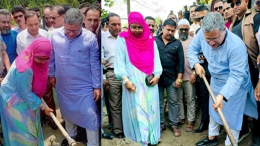 নদী ভরা মাছ আর গোলা ভরা ধানের আশা চরভদ্রাসনে ৬ কি.মি. খাল খনন কর্মসূচির উদ্বোধন