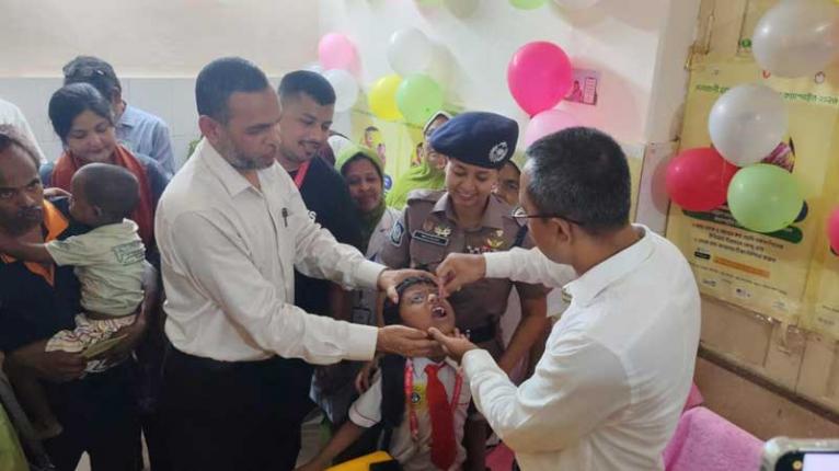 ফরিদপুরে জাতীয় ভিটামিন ‘এ’ প্লাস ক্যাম্পেইনের উদ্বোধন