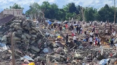 ভয়াবহ বিস্ফোরণে মিয়ানমারে অন্তত ৪৬ জন নিহত