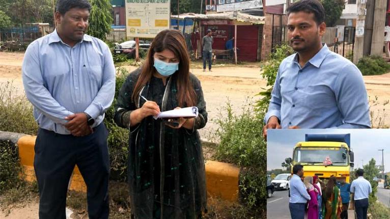 নারায়নগন্জ সদরে শব্দদূষণবিরোধী অভিযান, ৪ যানবাহনকে জরিমানা