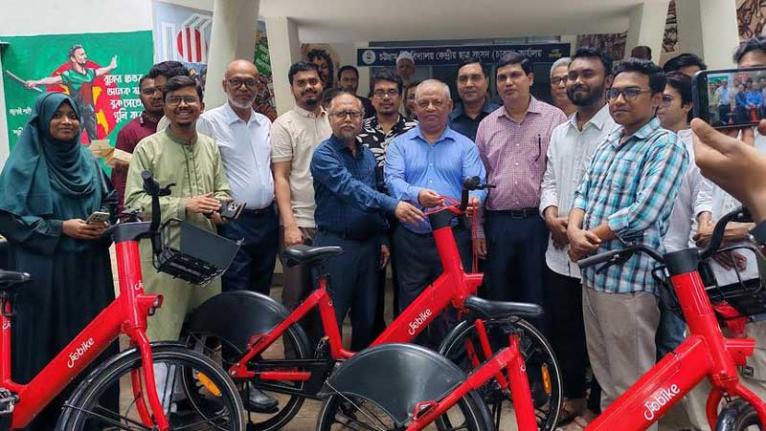 চবিতে প্রথমবারের মতো ই-বাইসাইকেল নিয়ে এলো ‘জোবাইক’