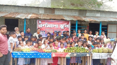কানাইপুর বর্ণমালা স্কুলে মধুমাসের ফল উৎসব অনুষ্ঠিত