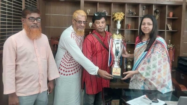 ফরিদপুরে নতুন কুঁড়ি স্পোর্টস ২০২৬–এ জেলা চ্যাম্পিয়ন চাঁদের হাট গার্লস ফুটবল একাডেমী