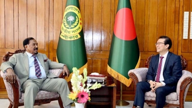 স্পীকারের সাথে দক্ষিণ কোরিয়ার রাষ্ট্রদূতের সৌজন‌্য সাক্ষাৎ