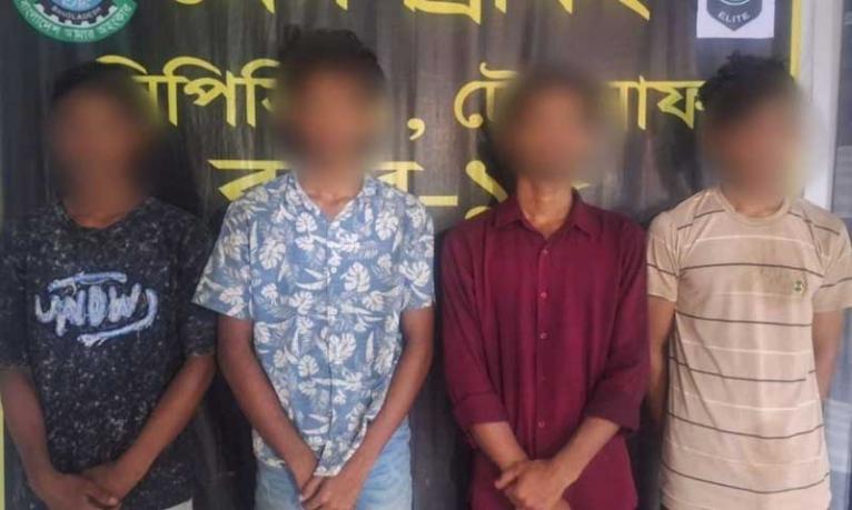 টেকনাফের দুর্গম পাহাড় থেকে অপহৃত চার তরুণ উদ্ধার