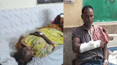সরিষাবাড়ীতে জমির বিরোধে দুই নারীসহ ৪ জনকে কুপিয়ে জখম