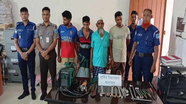 মধুখালী থানা পুলিশের বিশেষ অভিযানে চুরির ঘটনায় চারজন গ্রেপ্তার