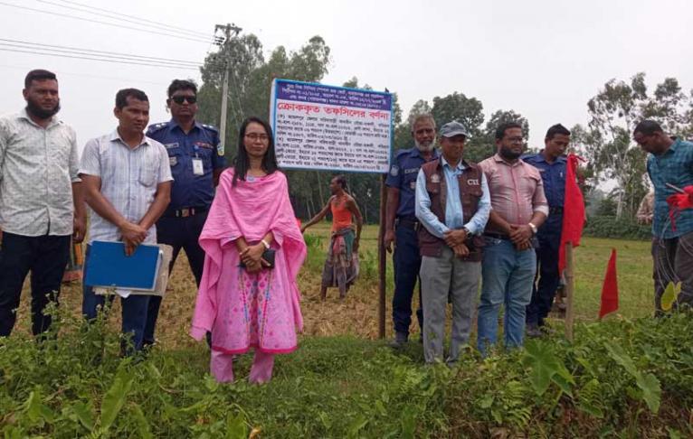 মাদকসম্রাট মিন্টুর সম্পত্তি ক্রোক: সরিষাবাড়ীতে প্রশাসনের সাইনবোর্ড