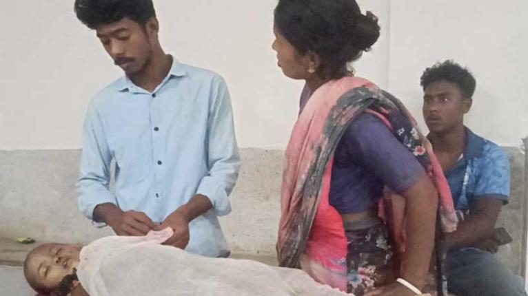 দেবীগঞ্জে কাভার্ডভ্যানের চাপায় প্রাণ গেল ৪ বছরের শিশু
