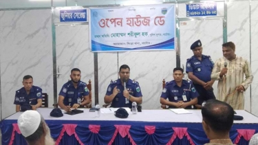 সিংড়ায় থানা পুলিশের ‍‍`ওপেন হাউজ ডে‍‍` অনুষ্ঠিত