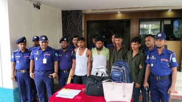 স্বর্ণালংকার ও শটগানসহ সংঘবদ্ধ ডাকাত চক্রের ৫ সদস্য গ্রেপ্তার