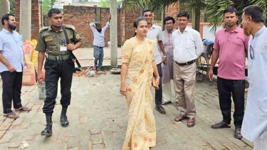ধনবাড়ীতে ইউএনও সাথী’র উন্নয়নমূলক কাজ পরিদর্শন