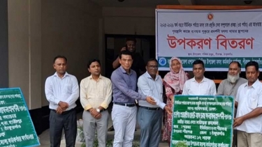 পীরগঞ্জে গৃহস্থালি পুকুরে প্রদর্শনী মৎস্য খামার স্থাপনে উপকারভোগীদের ওরিয়েন্টেশন