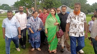ফরিদপুরে জলাবদ্ধতা পরিদর্শনে সংসদ সদস্য চৌধুরী নায়াব ইউসুফ