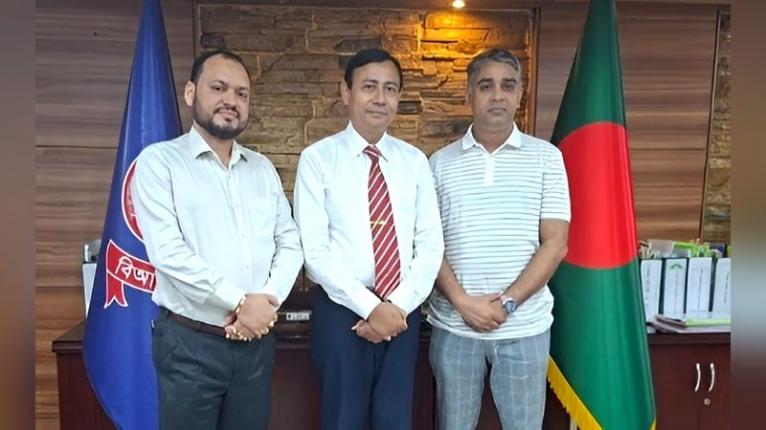 বিআইডব্লিউটিএর চেয়ারম্যানের সঙ্গে ফ্লাওয়ার মিল মালিকদের সৌজন্য সাক্ষাৎ