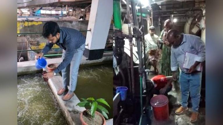 নদী দূষণ প্রতিরোধে নারায়ণগঞ্জ ও দক্ষিণ কেরানীগঞ্জে পরিবেশ অধিদপ্তরের অভিযান