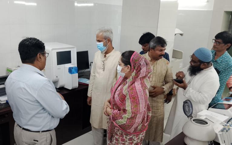 ফরিদপুরে ডা. জাহিদ মেমোরিয়াল শিশু হাসপাতাল পরিদর্শনে এমপি চৌধুরী নায়াব ইউসুফ