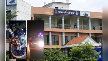 ভাঙ্গায় বাস-মোটরসাইকেল সংঘর্ষে দুইজন নিহত