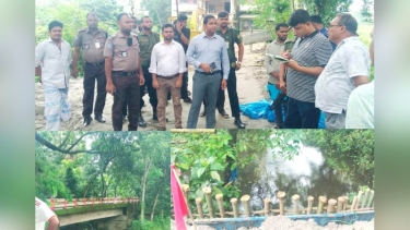 চরভদ্রাসনে শত বছরের সরকারি খাল দখলমুক্ত, ভরাটের মালামাল ১০ হাজার টাকায় নিলামে বিক্রি।
