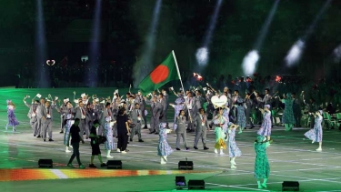 ঐক্যের বার্তায় পর্দা উঠল এশিয়ান গেমসের