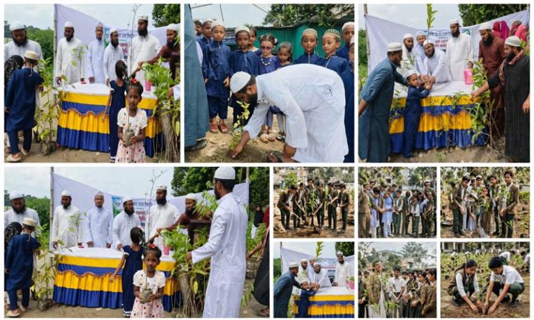 নগরকান্দায় আত-তোহফা ইসলামিক একাডেমির উদ্যোগে বৃক্ষরোপণ ও বৃক্ষ বিতরণ কর্মসূচি অনুষ্ঠিত