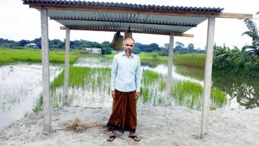 চরভদ্রাসনে ১৭ বছর পর দখলমুক্ত হলো অসহায় পরিবারের জমি