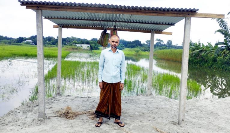 চরভদ্রাসনে ১৭ বছর পর দখলমুক্ত হলো অসহায় পরিবারের জমি