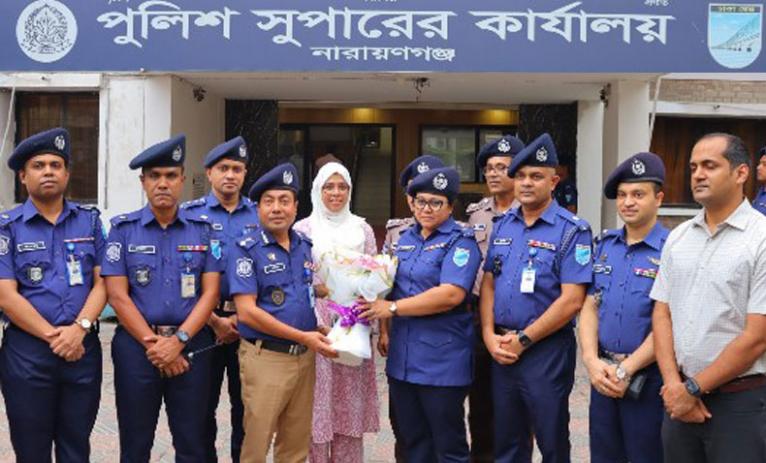 নবাগত পুলিশ সুপার হাবিবুর রহমানের দায়িত্ব গ্রহণ