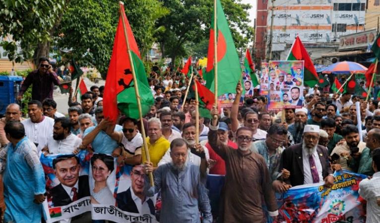 নারায়ণগঞ্জে বিএনপির ৪৮তম প্রতিষ্ঠাবার্ষিকীতে বর্ণাঢ্য র‌্যালি