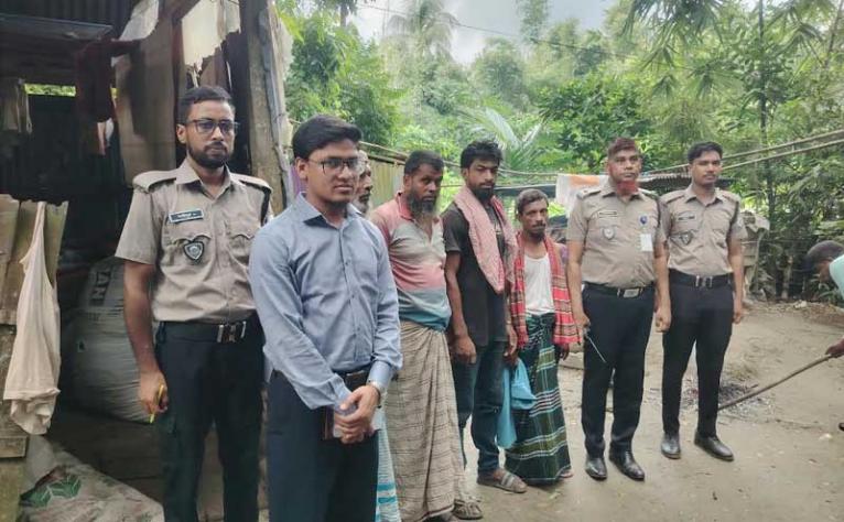 পূর্বশ্যামপুরে মাদক সেবনের দায়ে ৪ জনের কারাদণ্ড
