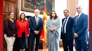 বাংলাদেশের গণতান্ত্রিক অগ্রযাত্রায় স্পেন ও ইইউর সহযোগিতার প্রশংসা শামা ওবায়েদের