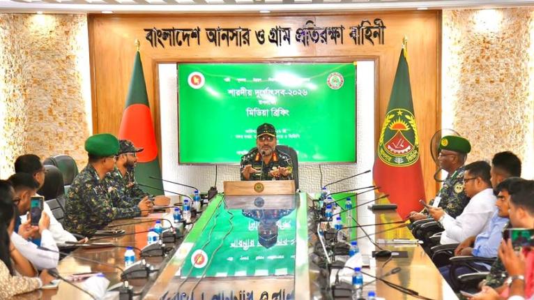 দুর্গাপূজার নিরাপত্তায় আনসার-ভিডিপির ২ লক্ষাধিক সদস্য মোতায়েন