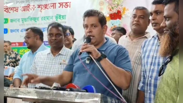 দুর্গাপূজায় অপ্রীতিকর ঘটনা এড়াতে সতর্ক থাকার আহ্বান এমপি দিপু ভূঁইয়ার