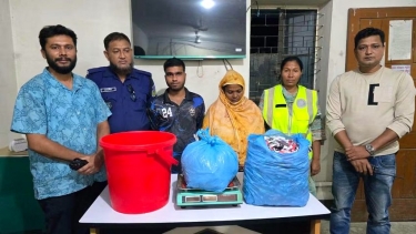 জামালপুরে যৌনপল্লীতে সাড়ে ৬ কেজি গাঁজাসহ দুইজন গ্রেপ্তার