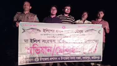 সদরপুরে মা ইলিশ রক্ষায় বিশেষ অভিযানে জাল জব্দ ও ২ জেলের কারাদণ্ড