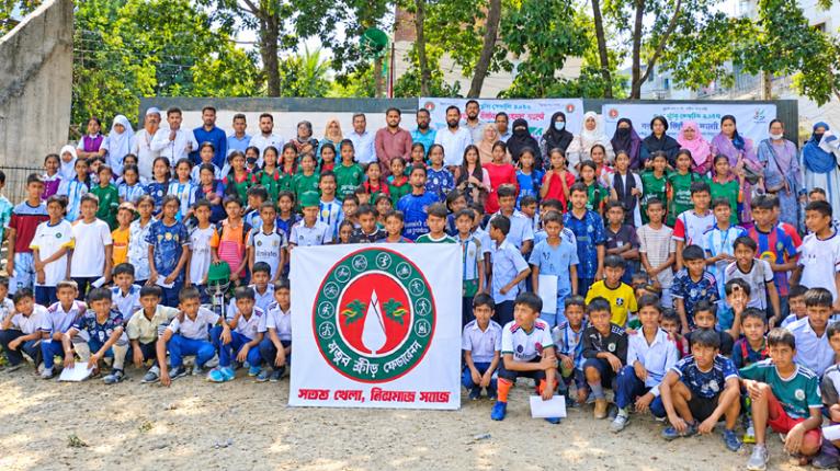 বর্ণিল আয়োজনে নারায়ণগঞ্জ সদরে সম্পন্ন হলো ‘নতুন কুঁড়ি স্পোর্টস সিজন-২ এর বাছাই পর্ব